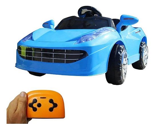 Mini Carro Elétrico Infantil Criança 6V com Controle Remoto