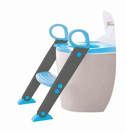 Redutor Assento Sanitário Escadinha Azul Baby Style 13142