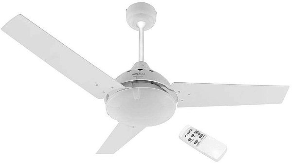 Ventilador de Teto Cancun BVT02B Branco Controle Remoto Britânia 110V