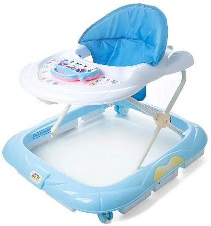 Andador Infantil Pianinho Azul  Baby Style 33726