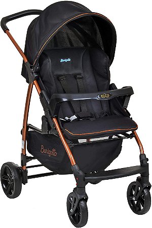 Carrinho de Bebê Burigotto Ecco Preto/Cobre IXCA2057PR15