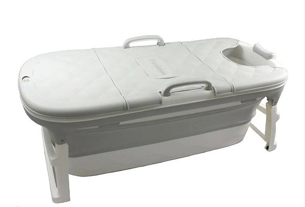 Banheira Dobrável Extra Grande Cinza Baby Pil BNXGCI Ibimboo