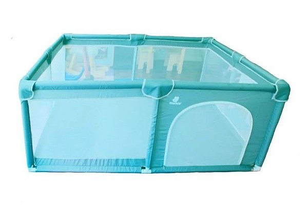 Cercado Portátil Infantil Playpen 150x180 Azul Mastela PP102B Ibimboo