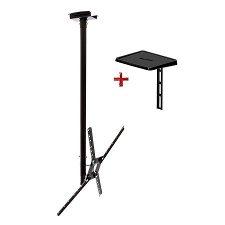 Suporte De Teto Tv 10" A 55" Sbrp150 Preto - Brasforma