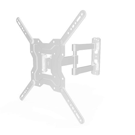 Suporte Articulado para TV LED, LCD, Plasma, 3D e Smart TV 23" a 56" BRA4.1 Brasforma