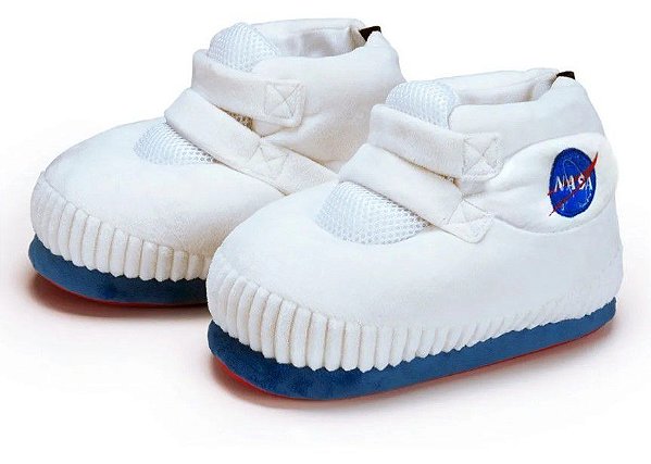 Pantufa Importway Astro do Basquete 3D Branco Nasa 36/38 M IWP3DA3638