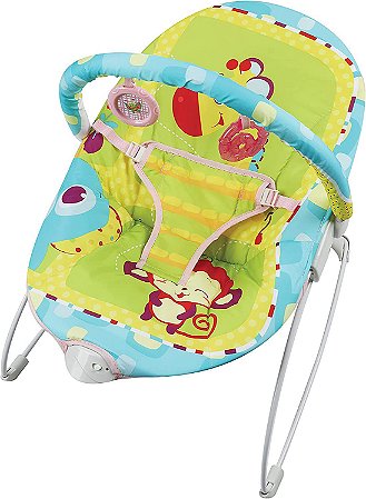 Cadeira de Descanso Vibratória Girafa Listras Mastela WL6701-I Ibimboo