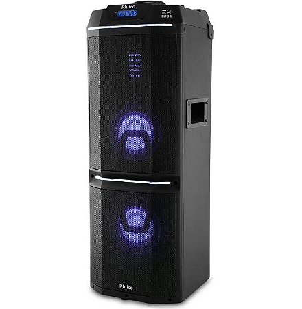 Caixa acustica Alto-falante Philco PCX9000 com bluetooth preto 110V/220V