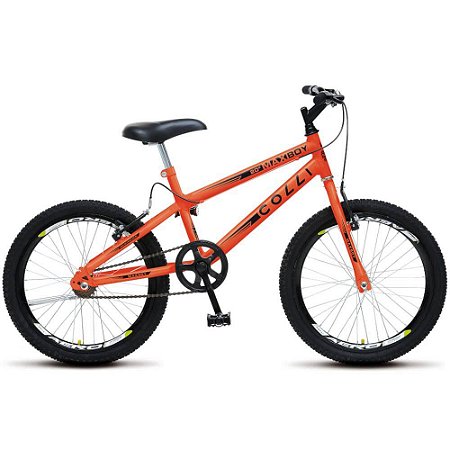 Bicicleta Colli Max Boy Aro 20 Laranja Neon 106-12D