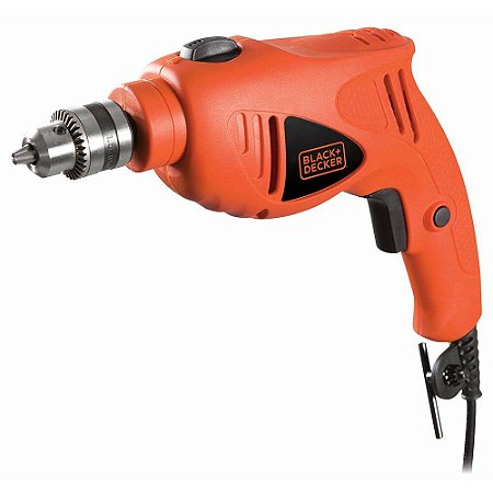 Kit Furadeira de Impacto 3/8'' 550W Black Decker HD400K50-B2 220v