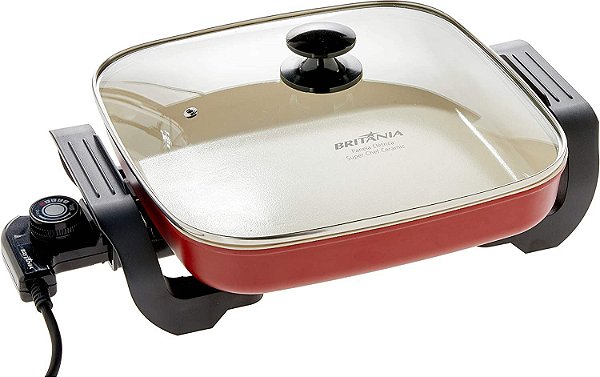 Panela Elétrica Britânia Super Chef Ceramic Vermelho BPE05V 110V