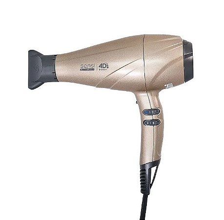 Secador de Cabelos Gama Italy 4D IHT Sensi Dourado Bivolt