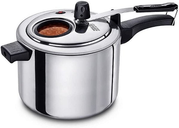 Panela de Pressão Polida com Visor N20/4,5L MTA 6014