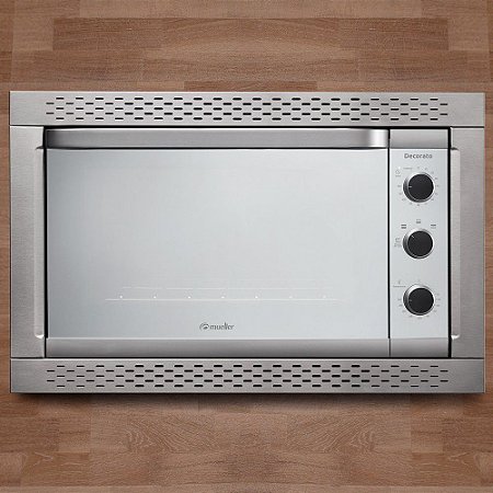 Forno Elétrico de Embutir Decorato Inox 44 Litros Mueller 220V