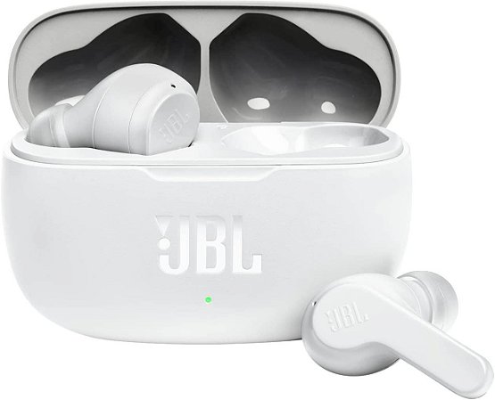Fone de Ouvido JBL Wave 200 TWS Intra Auricular Branco JBLW200TWSWHT