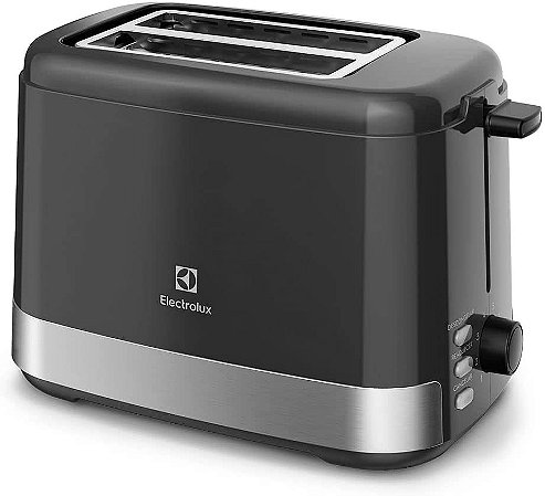 Torradeira Electrolux Efficient Preta/Inox ETS10 110V