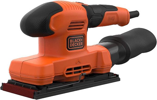 Lixadeira Orbital Black Decker 150W 1/3 Folha de Lixa 220V BEW220-B2