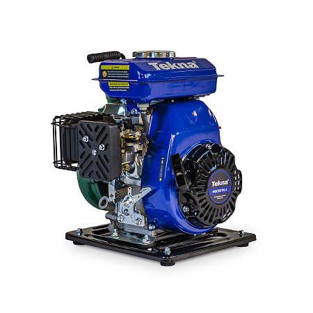 Motobomba Centrifuga Ferro fundido 2x2 Tekna Motor à gasolina 4T 98CC com Alça