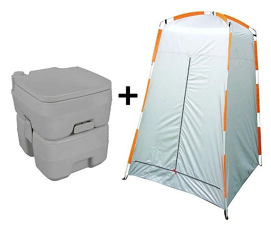 Kit Nautika Barraca Pampa trocador 304000 + Vaso Químico Eco Camp 304100