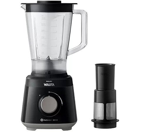 Liquidificador Philips Walita RI2112/90 com 2 Velocidades Pulsar 600w Preto 220v