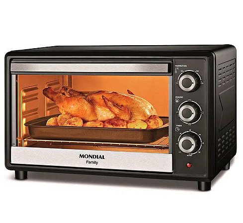 Forno Elétrico Mondial Familly II FR-17 36L Preto/Inox 5428-03 110V