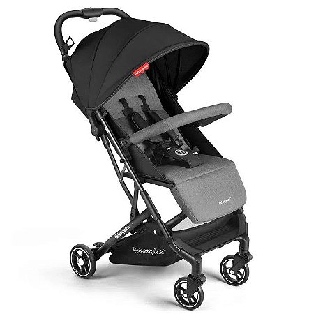 Carrinho Compacto Multilaser Oppa Preto e Cinza Fisher Price BB423