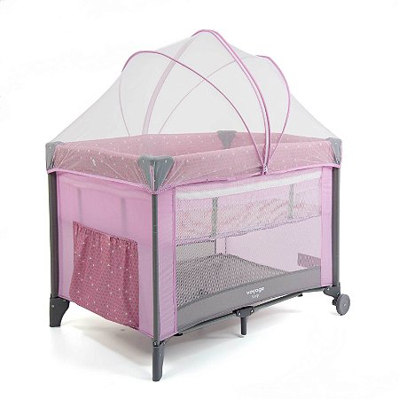 Berço Sleep Voyage Rosa Dorel IMP02252
