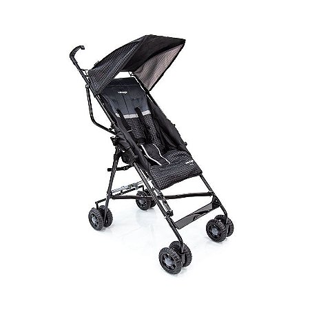 Carrinho de Bebê Umbrella Wing Voyage Preto IMP01717