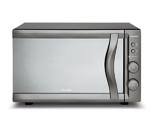 Forno Elétrico de Bancada Mueller Sonetto Vidro Espelhado 44 Litros 110V