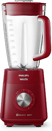 Liquidificador Philips Walita Serie 5000 RI2240/40 Vermelho 5 Vel. + Pulsar 1200W 220v
