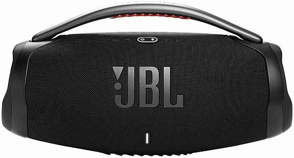 Caixa de Som Portátil JBL Boombox 3 Preta Bluetooth IPX7 PartyBoost 80W JBLBOOMBOX3BLK