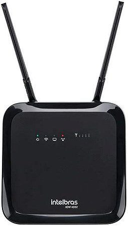 Interface Celular Intelbras 4G WiFi ICW 4002 Preto Bivolt