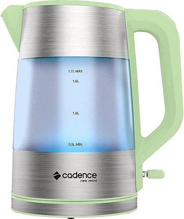 Chaleira Elétrica Cadence Neo Mint 1,7L 110v