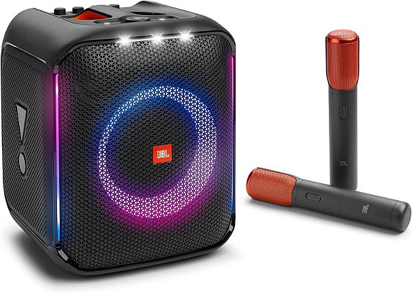 Caixa de Som Bluetooth JBL PartyBox Encore Mic 100W JBLPBENCORE2MICBR