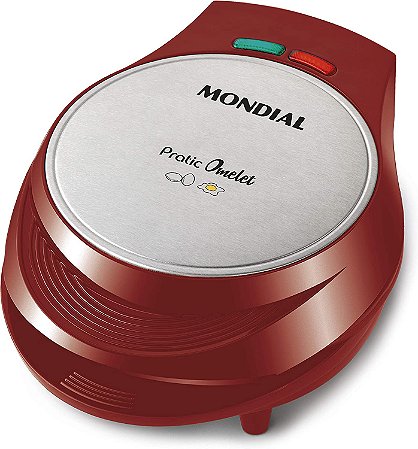 Omeleteira Elétrica OM-03 Pratic Vermelha 60Hz Mondial 110V