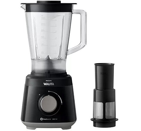Liquidificador Philips Walita RI2112/90 com 2 Velocidades Pulsar 600w Preto 220v