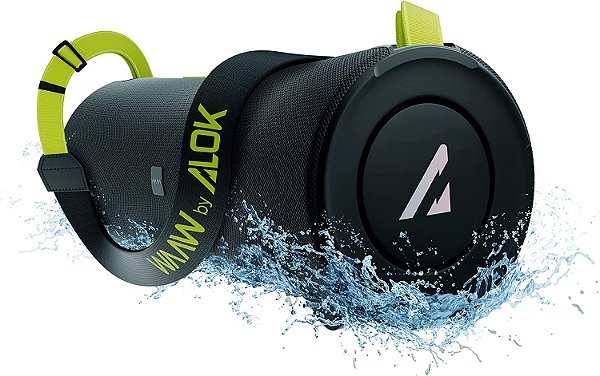 Caixa de Som Bluetooth WAAW by Alok BOOM 100SB com Alça e à Prova d'água IPX7 40W