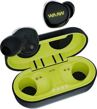 Fone de Ouvido Intra-Auricular WAAW by ALOK MOB 100EB Bluetooth TWS