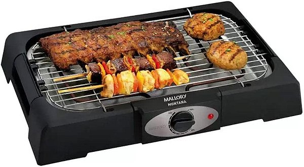 Churrasqueira Mallory Montana Preto 110v