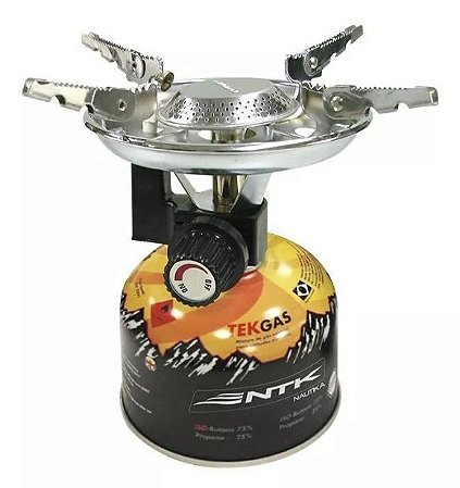 Kit Nautika Fogareiro Apolo 280300-UN + 1 Cartucho de gás Tekgas 280600-UN