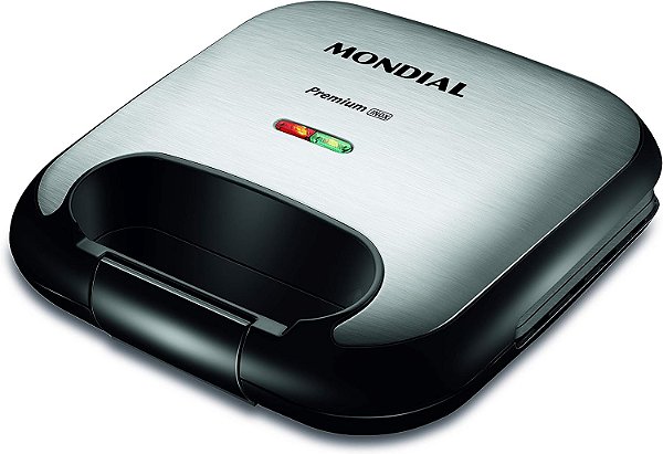 Grill e Sanduicheira Mondial Premium Inox S-25 220v