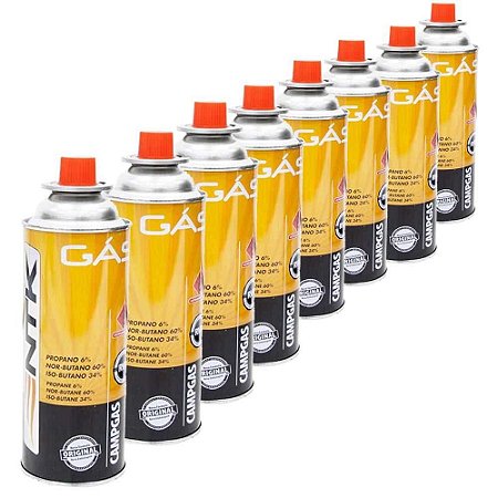 Kit Cartucho de gás NTK Campgás 8 Unidades