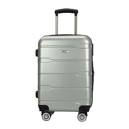 Mala de Viagem de bordo Multmaxx 10KG WG20-23 Prata MTX060