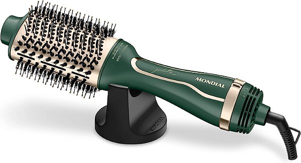Escova Secadora By Juliette Mondial Verde Oliva 1200W Bivolt