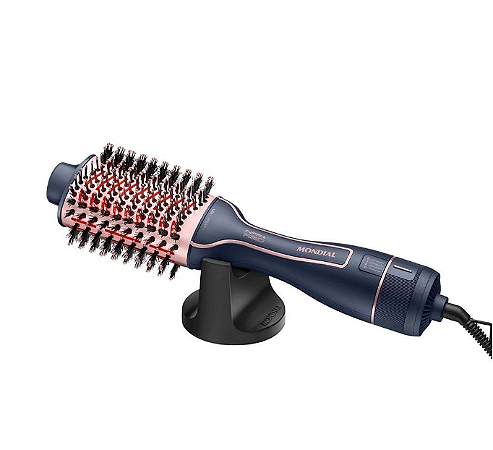 Escova Secadora InfraRed Mondial ES-01-IR 2000W Azul/Rosé Bivolt
