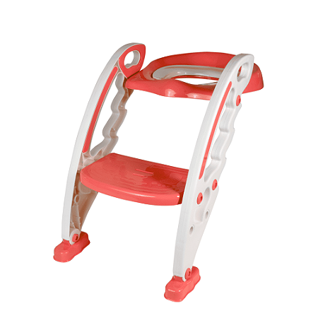 Assento Redutor com escada Multmaxx Rosa