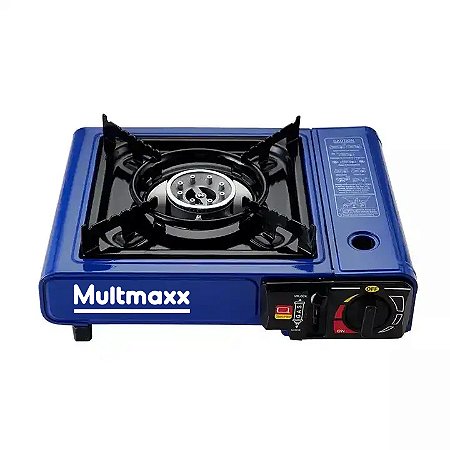 Fogareiro portátil à gás Azul Multmaxx GLP