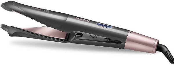 Prancha Chapinha Mondial P-29 Twist Grey Rose Bivolt