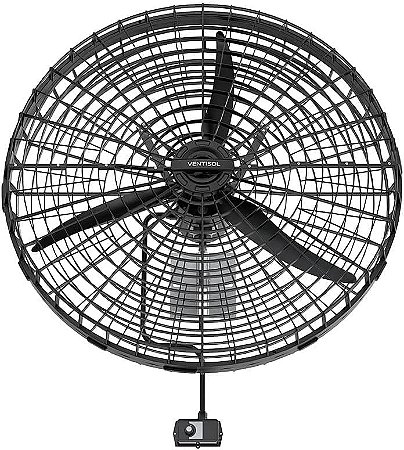 Ventilador de Parede Ventisol 01 Metro VP1M2 GP Preto 3V Premium 11178 220V