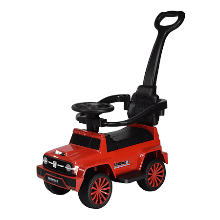 Carrinho de Passeio infantil com Empurrador Multmaxx MTX078 YBK-300 Vermelho